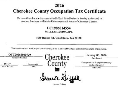 Miller-Business-License