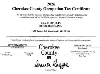 Quick-Design-Business-License