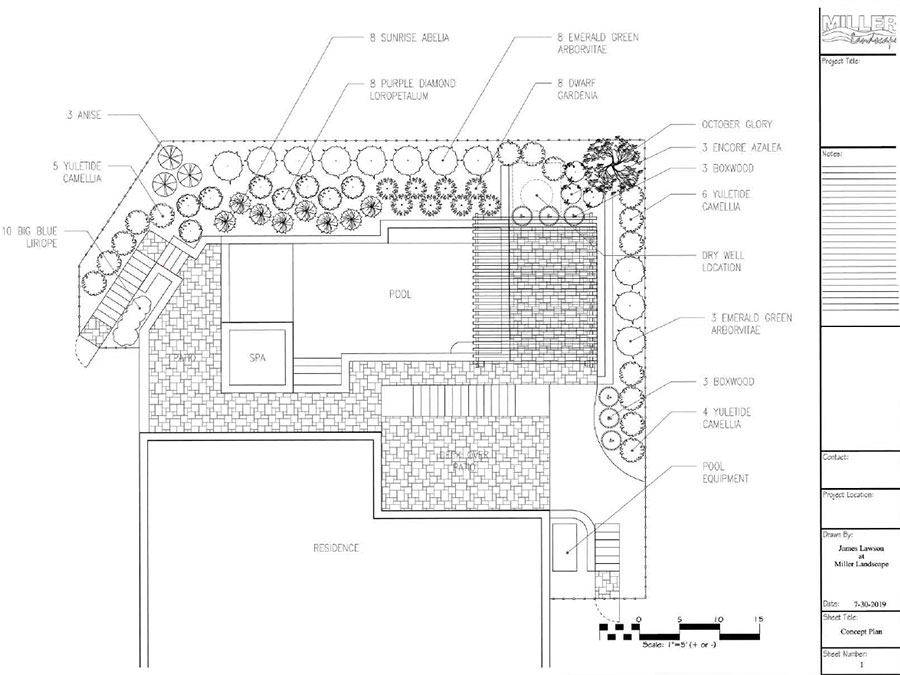 Black & White Conceptual Plan